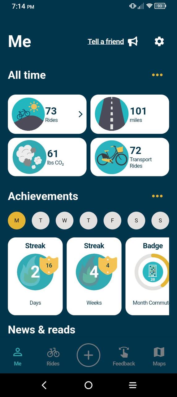 Mileage tracker from my August 24 post after missed recordings